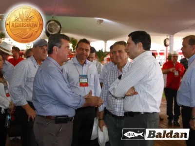 Em conversa os Srs. Walter Baldan Filho e o Luiz Carlos Trabuco Cappi - Presidente do Bradesco.